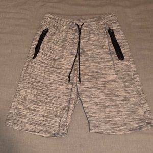 Gray sweat shorts